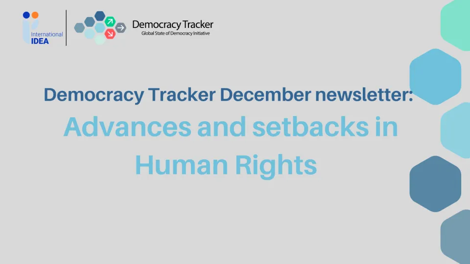 Advances and setbacks in Human Rights